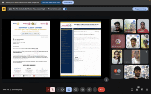 Letterhead Exchange with RAC KLE Law College, RID 3191