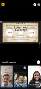 Letterhead Exchange with Rotaract Club of KLE Law College