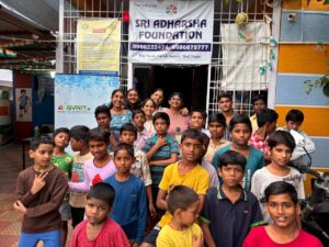 Stationary Donation at Sri Adharsha Foundation