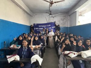 Menstrual Kit Distribution Drive