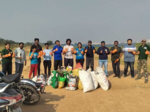 Lake Cleaning Drive at Ameenpur Lake